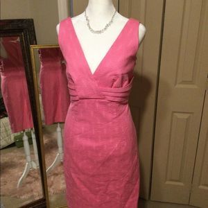 NWOT Taylor Barbie pretty pink sleeveless dress size 8 very elegant